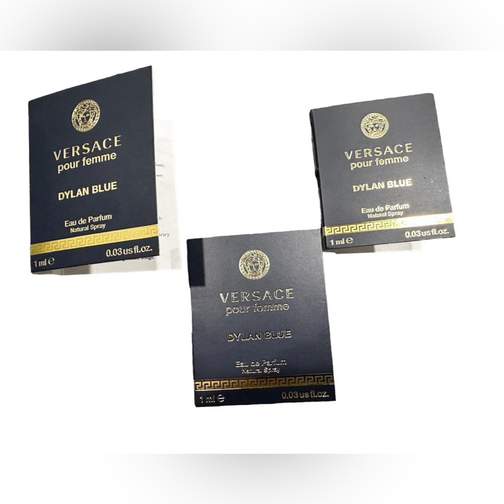 3 New Versace Dylan Blue pour femme Travel Sample size